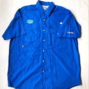 Columbia PFG Men Gator Fishing Shirt Gators XL